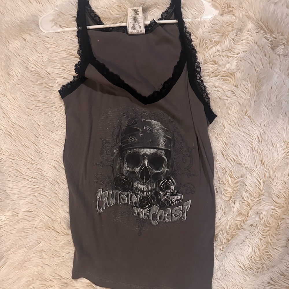 Cruisin' the Coast Gray Tank Top